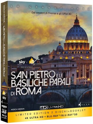 San Pietro e le Basiliche Papali di Roma (Édition Limitée, 4K Ultra HD + Blu-ray 3D (+2D))