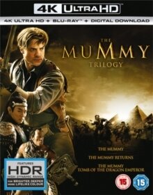 The Mummy Trilogy (3 4K Ultra HDs + 3 Blu-rays)