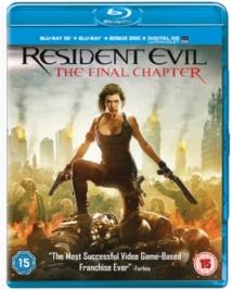 Resident Evil 6 - The Final Chapter (2016) (Blu-ray 3D + Blu-ray)