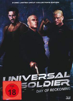 Universal Soldier - Day of Reckoning (2012) (Cover A, Édition Collector, Édition Limitée, Mediabook, Uncut, Blu-ray 3D (+2D) + DVD)