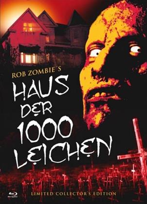Haus der 1000 Leichen (2003) (Cover B, Collector's Edition, Limited Edition, Mediabook, Uncut, Blu-ray + DVD)