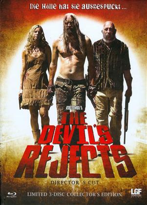 The Devil's Rejects (2005) (Cover B, Collector's Edition, Director's Cut, Edizione Limitata, Mediabook, Uncut, Blu-ray + 2 DVD)