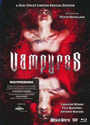 Vampyres (2015) (Cover A, Edizione Limitata, Mediabook, Edizione Speciale, Uncut, Blu-ray + DVD)