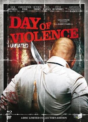 Day of Violence (2010) (Digipack, Cover B, Édition Collector, Édition Limitée, Uncut, Unrated, Blu-ray + 3 DVD)