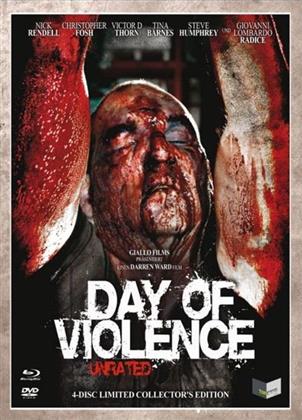 Day of Violence (2010) (Digipack, Cover C, Édition Collector, Édition Limitée, Uncut, Unrated, Blu-ray + 3 DVD)