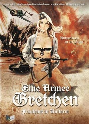 Eine Armee Gretchen - Fräuleins in Uniform (1973) (Cover C, Édition Limitée, Mediabook, Uncut, Blu-ray + DVD)