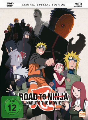 Naruto Shippuden - The Movie - Road to Ninja (2012) (Édition Limitée, Mediabook, Édition Spéciale, Blu-ray + DVD)