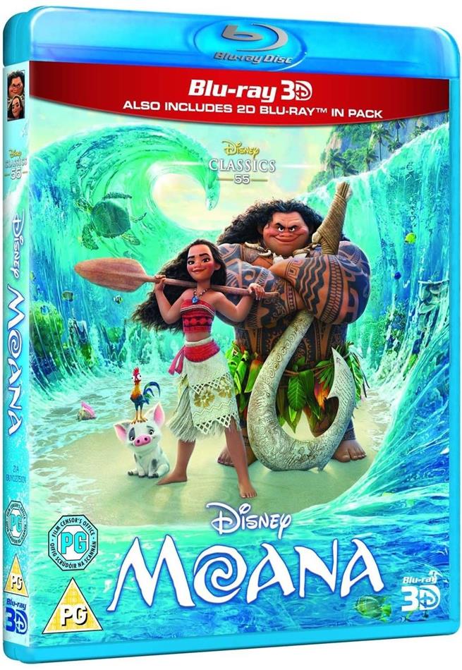 Moana (2016) (Blu-ray 3D + Blu-ray)