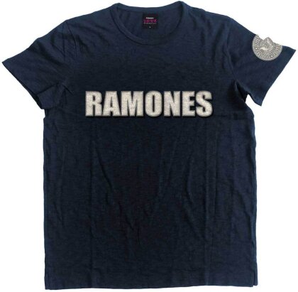 Ramones Unisex T-Shirt - Logo & Presidential Seal (Applique)