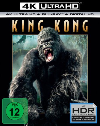 King Kong (2005) (Extended Edition, Cinema Version, 4K Ultra HD + Blu-ray)