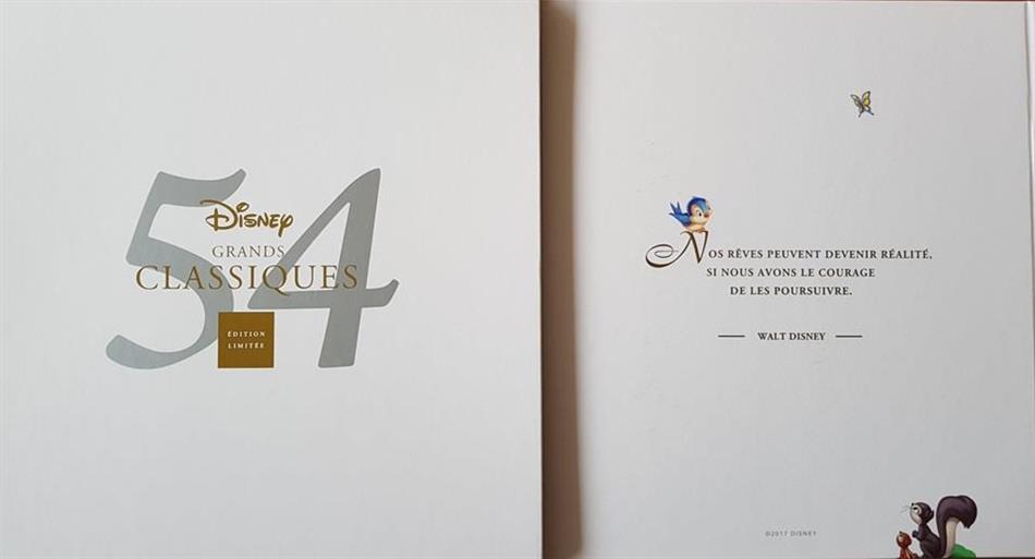 Disney 54 Grands Classiques (Disney Classics, Édition Limitée, 54 DVD)