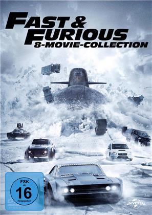 Fast & Furious 1-8 - 8-Movie Collection (8 DVDs)