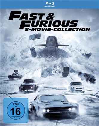 Fast & Furious 1-8 - 8-Movie Collection (8 Blu-rays)