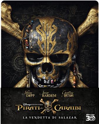 Pirati dei Caraibi 5 - La vendetta di Salazar (2017) (Édition Limitée, Steelbook, Blu-ray 3D + Blu-ray)