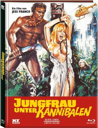 Jungfrau unter Kannibalen (1980) (Cover A, Édition Limitée, Mediabook, Uncut, Blu-ray + DVD)