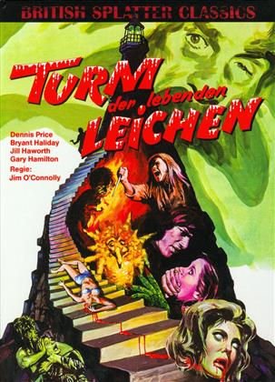 Turm der lebenden Leichen (1972) (Cover A, British Splatter Classics, Limited Edition, Mediabook, Uncut, Blu-ray + DVD)