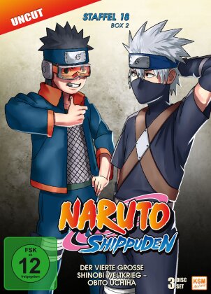 Naruto Shippuden - Staffel 18 Box 2 (Uncut, 3 DVD)