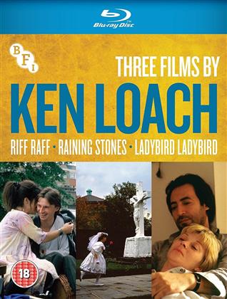 Three Films by Ken Loach - Riff Raff / Raining Stones / Ladybird Ladybird (3 Blu-rays)
