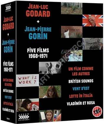 Jean-Luc Godard + Jean-Pierre Gorin - Five Films 1968-1971 (6 Blu-rays)