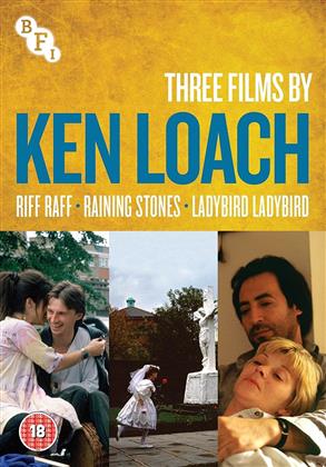 Three Films by Ken Loach - Riff Raff / Raining Stones / Ladybird Ladybird (3 DVDs)