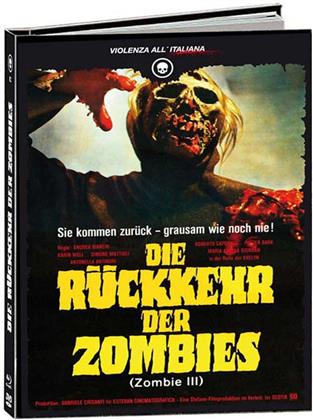 Die Rückkehr der Zombies - (Zombie 3) (1981) (Cover A, Limited Edition, Mediabook, 2 Blu-rays + DVD + CD)