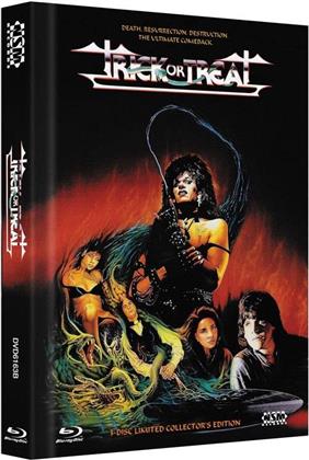 Trick or Treat (1986) (Cover B, Édition Collector, Édition Limitée, Mediabook, Uncut, Blu-ray + DVD + CD)