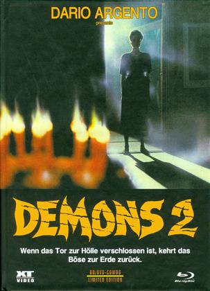 Demons 2 (1986) (Cover A, Limited Edition, Mediabook, Remastered, Special Edition, Uncut, Blu-ray + DVD)