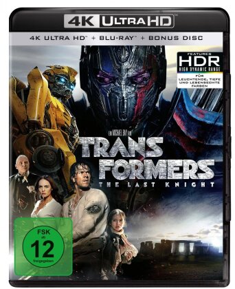 Transformers 5 - The Last Knight (2017) (4K Ultra HD + 2 Blu-rays)