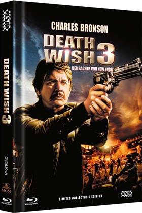 Death Wish 3 (1985) (Cover A, Collector's Edition, Edizione Limitata, Mediabook, Uncut, Blu-ray + DVD)