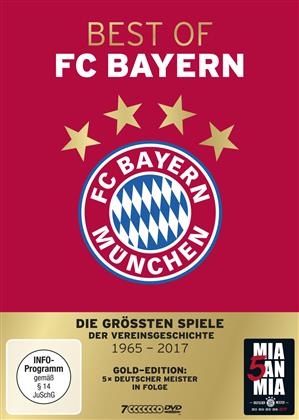 Best of FC Bayern München - Die grössten Spiele der Vereinsgeschichte - 1965 bis 2017 (Gold Edition, 7 DVDs)