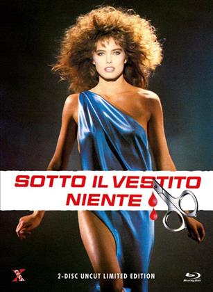 Sotto il vestito niente (1985) (Cover B, Limited Edition, Mediabook, Uncut, Blu-ray + DVD)