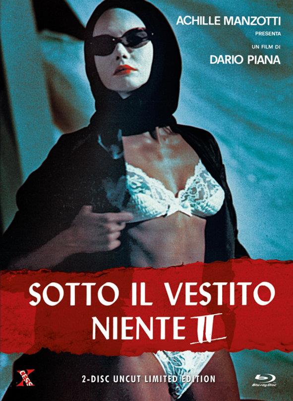 Sotto il vestito niente 2 (1988) (Cover B, Édition Limitée, Mediabook, Uncut, Blu-ray + DVD)