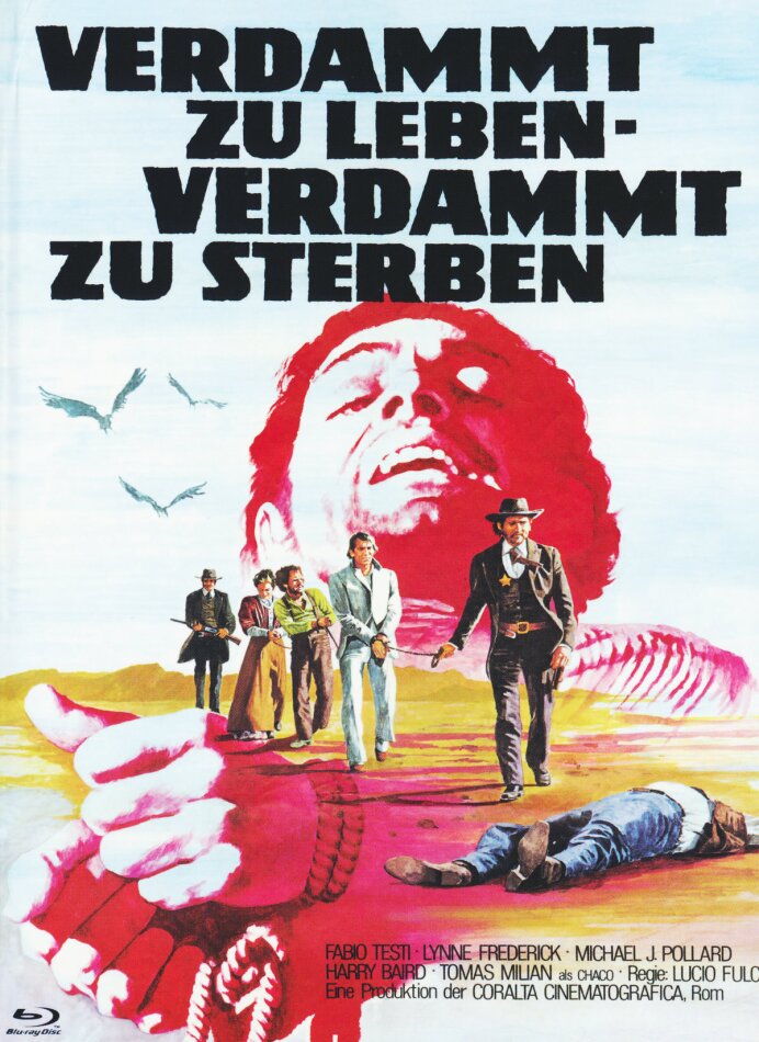 Verdammt zu leben - Verdammt zu sterben (1975) (Cover B, Eurocult Collection, Limited Edition, Mediabook, Uncut, Blu-ray + DVD)