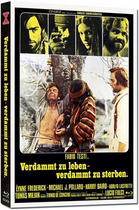 Verdammt zu leben - Verdammt zu sterben (1975) (Cover C, Eurocult Collection, Limited Edition, Mediabook, Uncut, Blu-ray + DVD)
