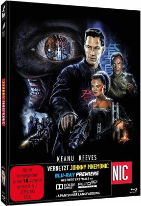 Vernetzt - Johnny Mnemonic (1995) (Cover B, Limited Edition, Mediabook, Uncut, 2 Blu-rays)