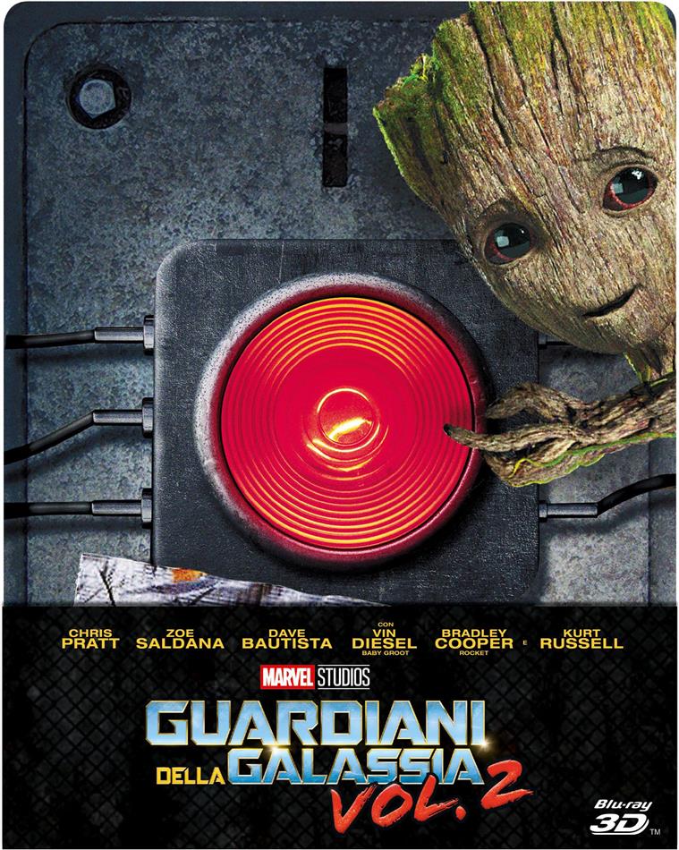 Guardiani della Galassia - Vol. 2 (2017) (Limited Edition, Steelbook, Blu-ray 3D + Blu-ray)