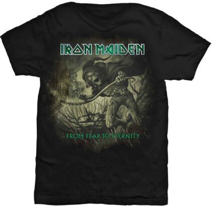 Iron Maiden Unisex T-Shirt - From Fear To Eternity Distressed