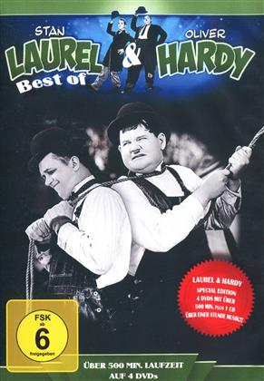 Laurel & Hardy - Best of - 16 Filme (4 DVDs + CD)
