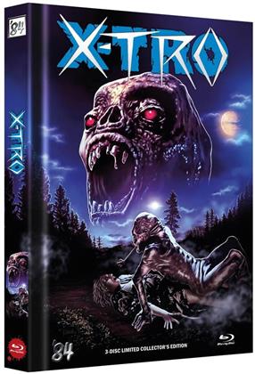 X-Tro (1982) (Cover A, Collector's Edition, Edizione Limitata, Mediabook, Uncut, Blu-ray + DVD + CD)