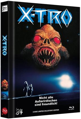 X-Tro (1982) (Cover B, Collector's Edition, Edizione Limitata, Mediabook, Uncut, Blu-ray + DVD + CD)