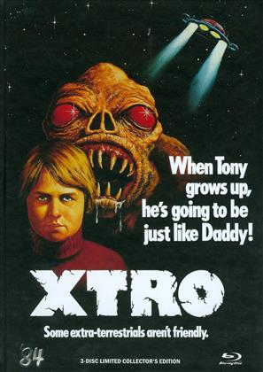 X-Tro (1982) (Cover D, Collector's Edition, Edizione Limitata, Mediabook, Uncut, Blu-ray + DVD + CD)