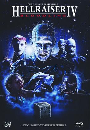 Hellraiser 4 - Bloodline (1996) (Workprint Edition, Cover D, Limited Edition, Mediabook, Uncut, Blu-ray + DVD)