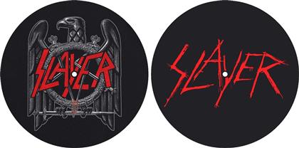 Slayer Slipmat Set - Eagle / Scratched Logo