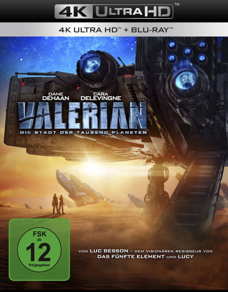 Valerian - Die Stadt der tausend Planeten (2017) (4K Ultra HD + Blu-ray)