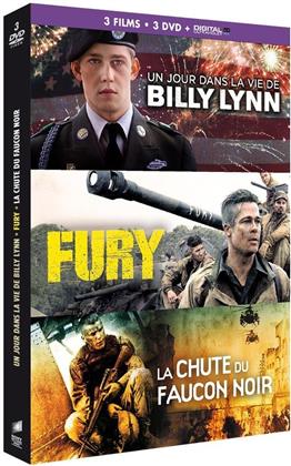 Un jour dans la vie de Billy Lynn / Fury / La Chute du Faucon Noir (3 DVDs)