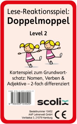 Lese-Reaktionsspiel - Doppelmoppel Level 2
