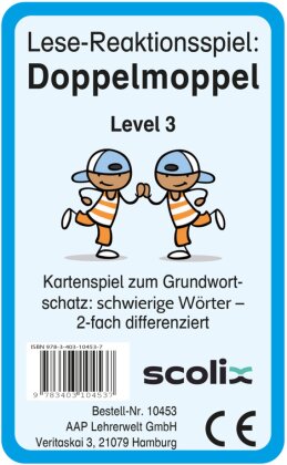 Lese-Reaktionsspiel - Doppelmoppel Level 3