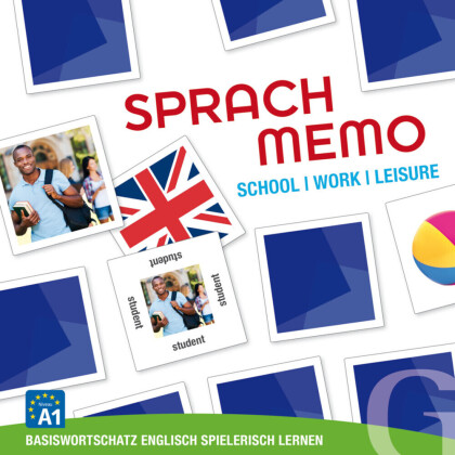 Sprachmemo Englisch - School / Work / Leisure (Spiel)