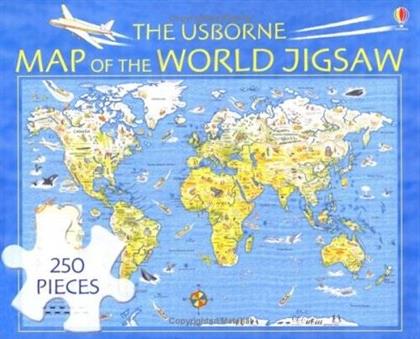 The Usborne Map of the World - 250 Teile