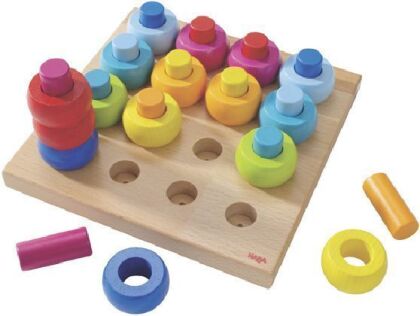 Steckspiel Farbkringel (Kinderspiel)